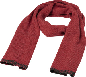 Myrtle Beach - Traditional Scarf (red/anthracite melange)