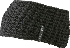 Myrtle Beach - Crocheted Headband (black)