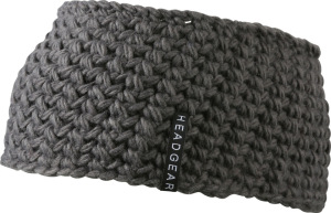 Myrtle Beach - Crocheted Headband (carbon)
