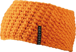 Myrtle Beach - Crocheted Headband (orange)