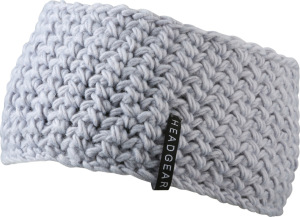 Myrtle Beach - Crocheted Headband (silver)