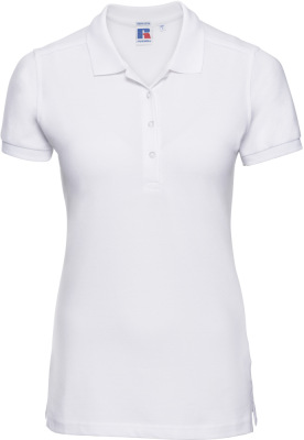 Russell - Ladies' Piqué Stretch Polo (white)