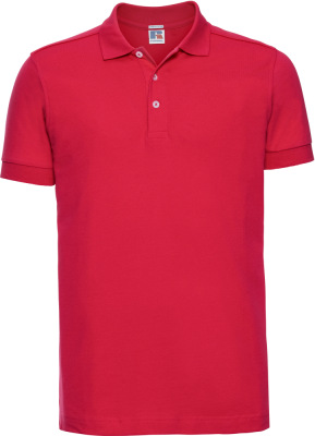 Russell - Men's Piqué Stretch Polo (classic red)