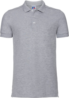 Russell - Herren Piqué Stretch Polo (light oxford)