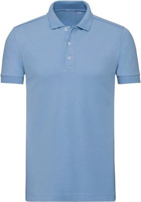 Russell - Herren Piqué Stretch Polo (sky)