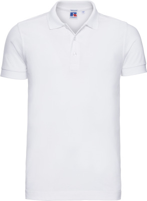 Russell - Men's Piqué Stretch Polo (white)