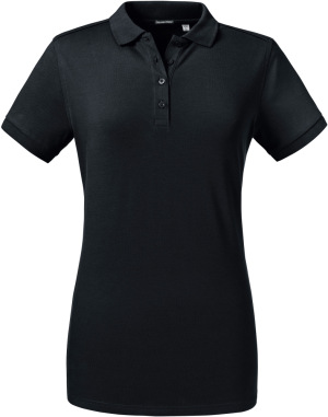 Russell - Damen Piqué Stretch Polo (black)