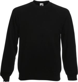 Fruit of the Loom - Classic Raglan Sweat (Black)