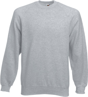 Fruit of the Loom - Classic Raglan Sweat (Heather Grey)