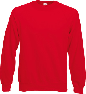 Fruit of the Loom - Classic Raglan Sweat (Red)