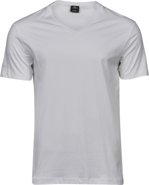 Tee Jays - Mens Fashion V-Neck Soft-Tee (white)