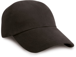 Result - Low Profile Heavy Brushed Cotton Cap (Black)