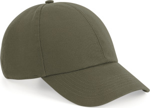 Beechfield - Organic Cotton 6 Panel Cap (Olive Green)