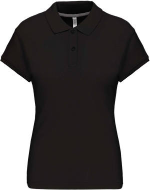 Kariban - Ladies Short Sleeve Pique Polo Shirt (Black)