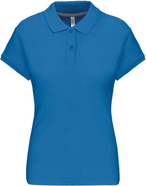 Kariban - Női rövid ujjú piké póló (Tropical Blue)