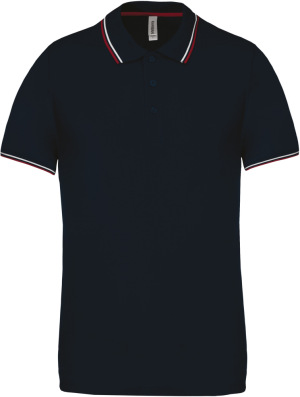 Kariban - Mens Short Sleeve Polo Pique (Navy / Wine / White)