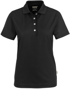 Hakro - Damen Poloshirt Coolmax (schwarz)