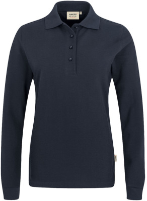 Hakro - Damen Longsleeve-Poloshirt Mikralinar (tinte)