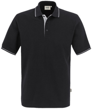 Hakro - Poloshirt Casual (schwarz/silber)