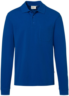 Hakro - Longsleeve-Pocket-Poloshirt Top (royalblau)