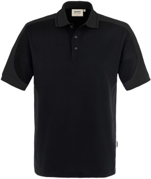 Hakro - Poloshirt Contrast Mikralinar (schwarz/anthrazit)