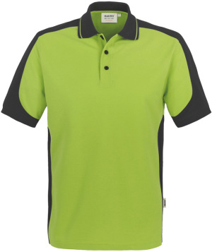 Hakro - Poloshirt Contrast Mikralinar (kiwi/anthrazit)