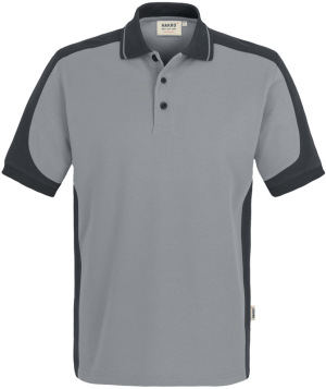 Hakro - Poloshirt Contrast Mikralinar (titan/anthrazit)