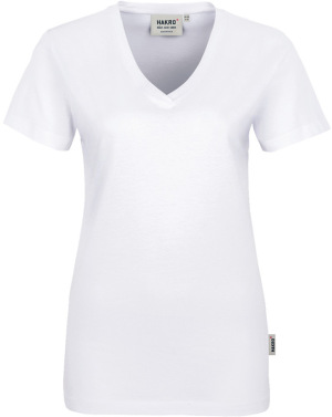 Hakro - Damen V-Shirt Classic (weiß)