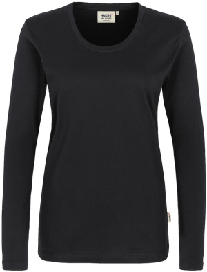 Hakro - Damen Longsleeve Classic (schwarz)