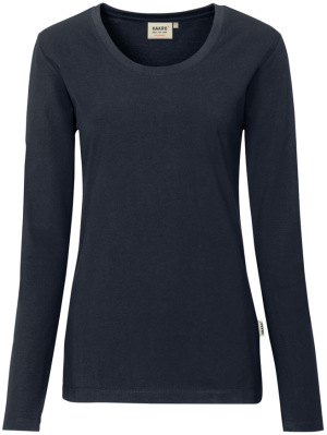 Hakro - Damen Longsleeve Mikralinar (tinte)