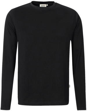 Hakro - Longsleeve Mikralinar (schwarz)