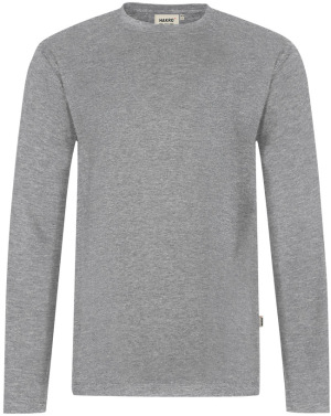 Hakro - Longsleeve Mikralinar (grau meliert)