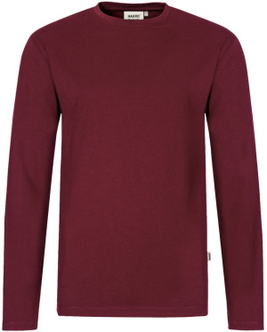 Hakro - Longsleeve Mikralinar (weinrot)