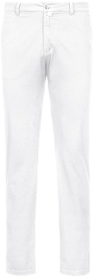 Hakro - Chinohose Stretch (weiß)
