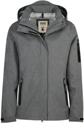 Hakro - Damen active Jacke Fernie (dunkelgrau meliert)