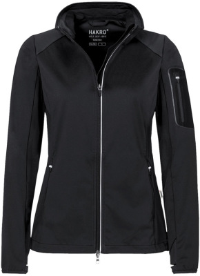 Hakro - Damen Light-Softshelljacke Sidney (schwarz)