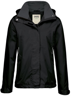 Hakro - Damen Regenjacke Colorado (schwarz)