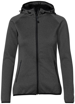 Hakro - Damen Kapuzen-Tec Jacke Florida (anthrazit meliert)