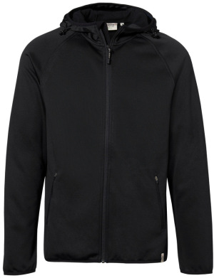 Hakro - Kapuzen-Tecjacke Indiana (schwarz)