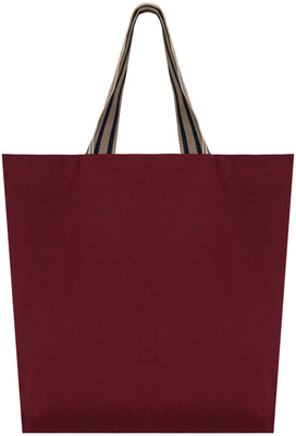 Native Spirit - Large eco-friendly shopping bag (Rosewood / Desert Sand / Horizon Blue Stripes)