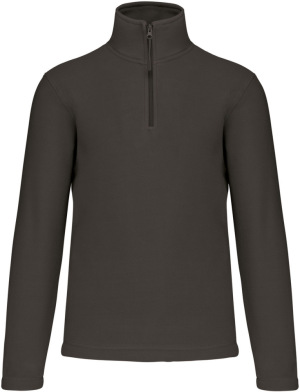 Kariban - Enzo Mikrofleece Pullover 1/4 Reißverschluss (dark grey)