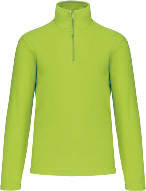 Kariban - Enzo Mikrofleece Pullover 1/4 Reißverschluss (Lime)