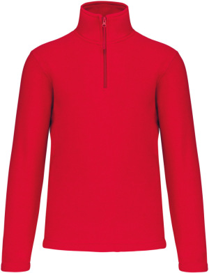 Kariban - Enzo Mikrofleece Pullover 1/4 Reißverschluss (red)