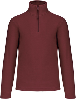 Kariban - Enzo Mikrofleece Pullover 1/4 Reißverschluss (Wine)