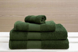 Olima - Classic Towel Badetuch (Bottle Green)