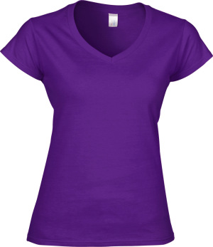 Gildan - Softstyle Ladies´ V-Neck T-Shirt (Purple)