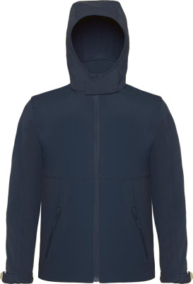 B&C - Hooded Softshell / Kids (Navy)