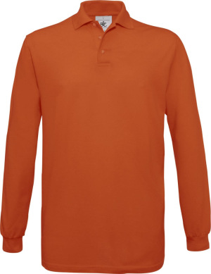 B&C - Polo Safran Longsleeve / Unisex (Pumpkin Orange)