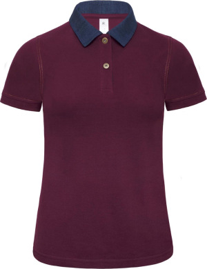 B&C - Polo DNM Forward /Women (Denim/Burgundy)