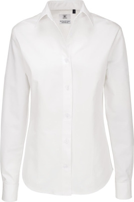 B&C - Twill Shirt Sharp Long Sleeve / Women (White)